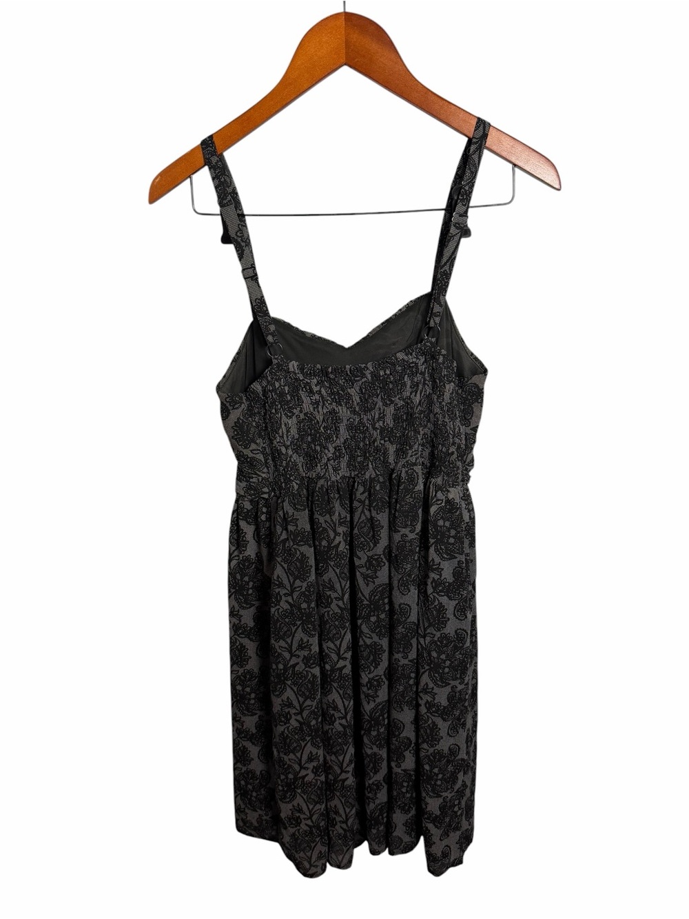 torrid 0 Black Floral Lace Printed Mini Dress XL - Picture 2 of 9